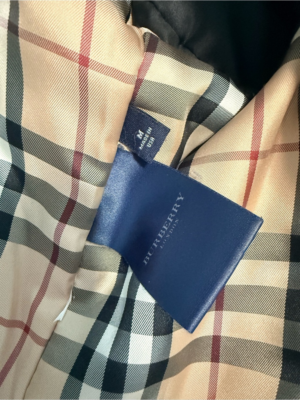 Burberry Dark Brown Hooded Jacket with Signature Check Lining - Picture 5 of 5